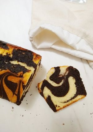 Una foto de Budín marmolado