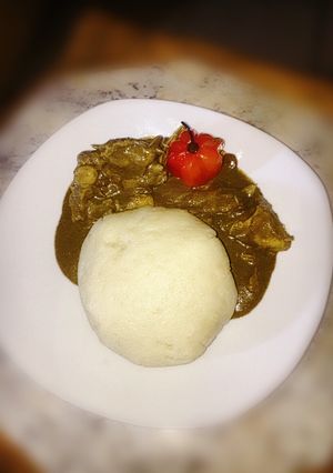 A picture of Miyan kuka a.k.a baobab soup #northernsoupcontest.