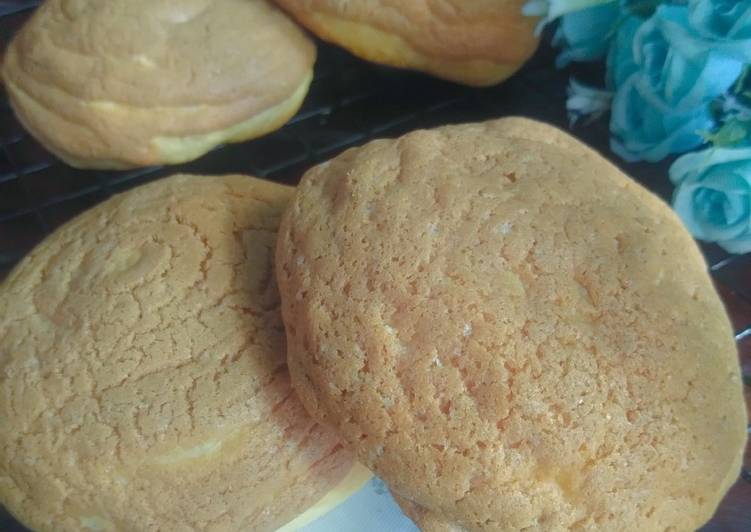 Resep Roti O / mexican bun Anti Gagal