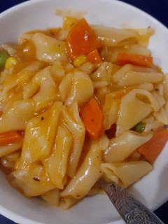 A picture of Penne Pasta Vegetable Soup 😋.