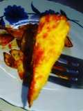 Deep fried  raw mango