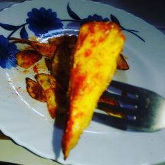 Deep fried raw mango A picture of Deep fried raw mango.