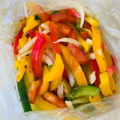 Mediterranean Capsicum Salad A picture of Mediterranean Capsicum Salad.