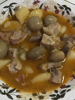 Una foto de Fricasse de cerdo en cocotte