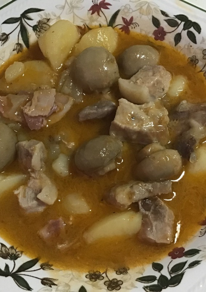 Una foto de Fricasse de cerdo en cocotte