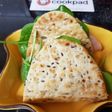 Flat multiseed Bread, with Ham,Spinach, Tomato & Soft Cheese