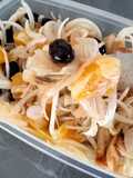 Ensalada de bacalao desmigado