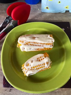 Una foto de Mazorca de maíz 🌽 al horno
