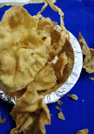 A picture of Rice flour papad.