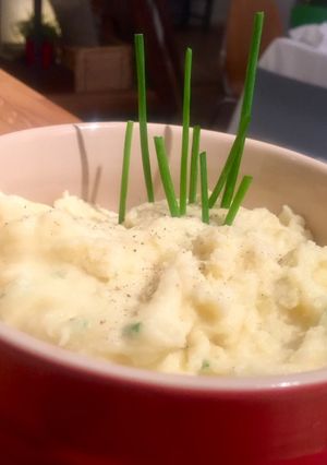 Una foto de Aligot (puré francés)