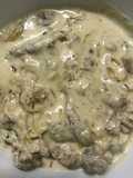 Beef stroganoff