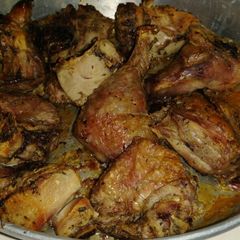 A picture of Oven baked herbal chicken.