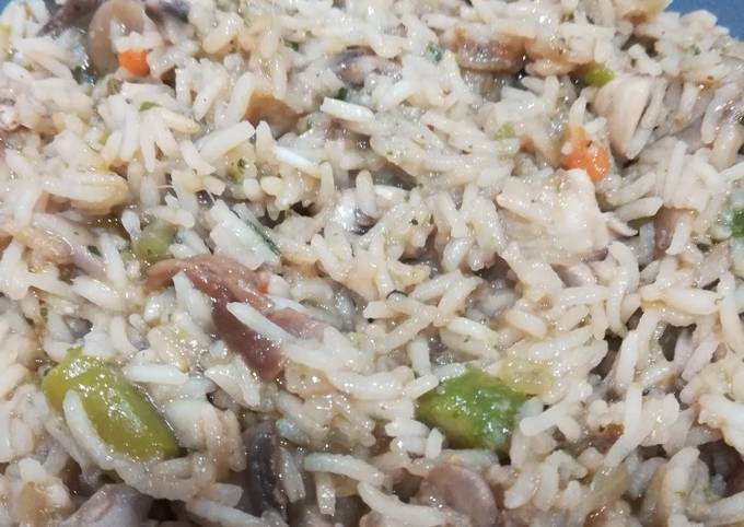 Passi a Fai  Fatto in casa super veloce Risotto funghi e asparagi