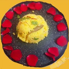 A picture of Saffron rice.
