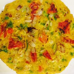 A picture of Moong dal cheela.