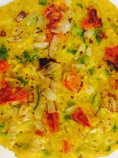 A picture of Moong dal cheela.