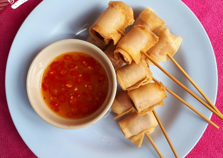 Sosis Gulung Kulit Lumpia
