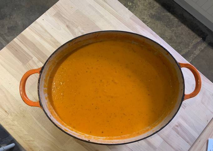Recipe of Any-night-of-the-week Tomato and carrot soup