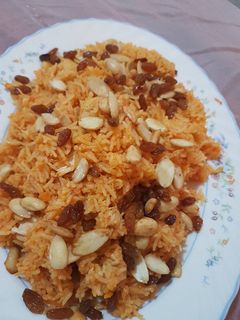 صورة لوصفة ارز بخاري بصدور الدجاج