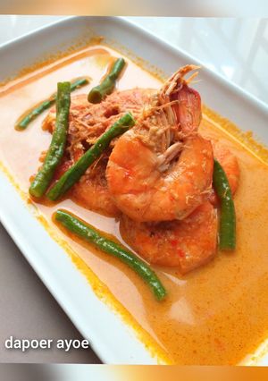 Foto resep Gulai udang kacang panjang