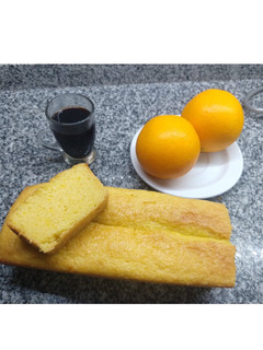 Una foto de Budín de naranja sin gluten