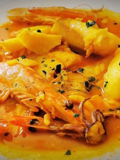 Una foto de Arroz a la Marinera con Patatas