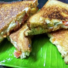 Veg curd sandwich A picture of Veg curd sandwich.