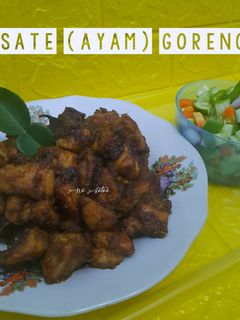 Foto resep Sate (Ayam) Goreng