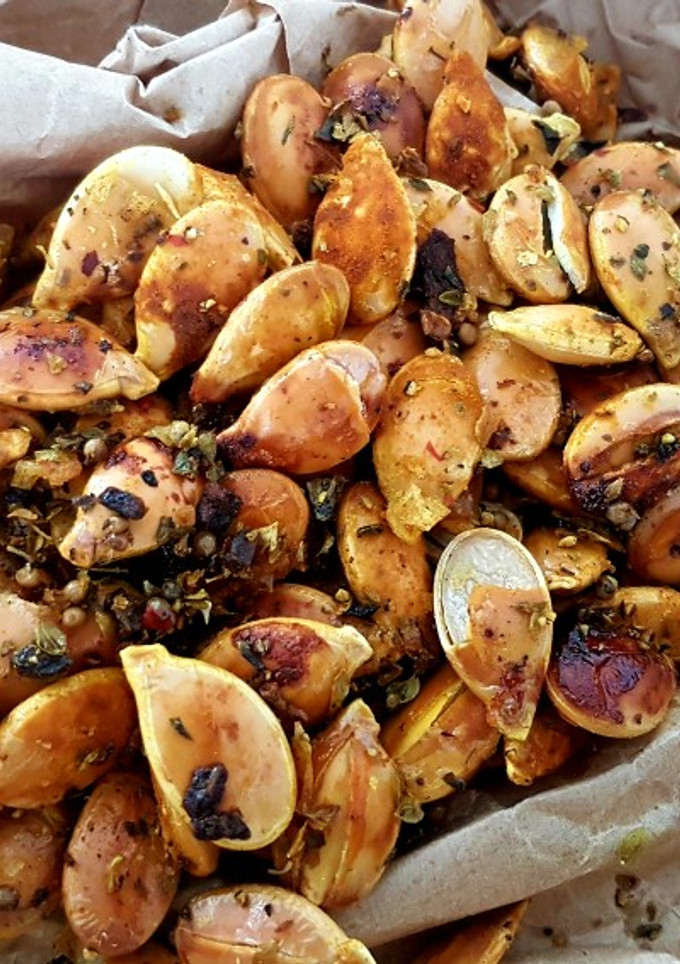Una foto de Pipas de calabaza al horno