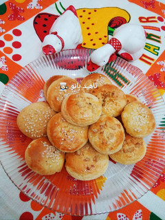 عکسی از دستور شیرینی اسکار گردویی و کنجدی