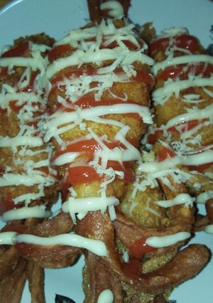 Foto resep Kentang Sosis Gurita
