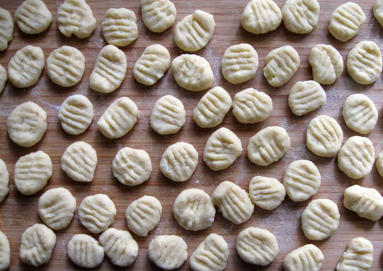 Simple Way to Prepare Super Quick Homemade Super Easy Potato Gnocchi