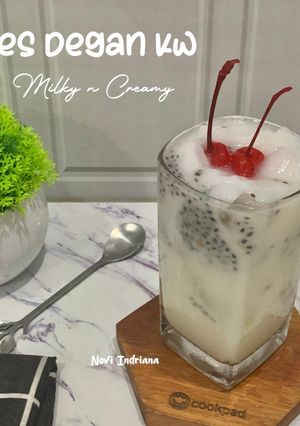 Foto resep Es Kelapa Muda || Degan KW Milky Creamy