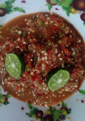 Foto resep Sambel Terasi Jeruk Limau