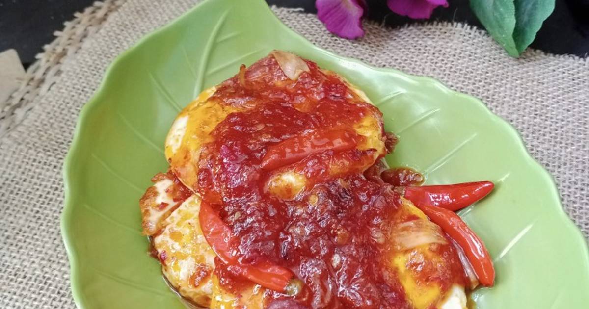 Resep Telur Ceplok Asam Manis Pedas Oleh Dewi Saraswati Cookpad