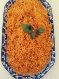 صورة لوصفة تمن احمر (رز احمر)