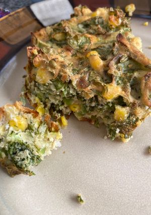 Una foto de Pastel de lechuga (mucha proteína y vegetariano, sin plv ni soja)