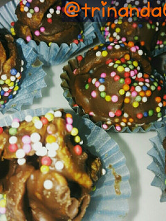 Foto resep Kue Coco Crunch siram coklat