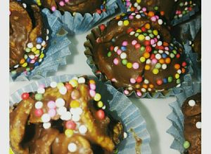 Foto resep Kue Coco Crunch siram coklat