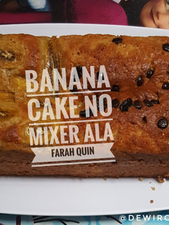 Foto resep Banana Cake No Mixer Ala Farah Quinn