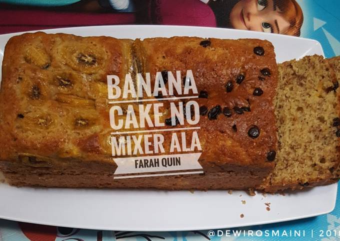 Resep Banana Cake No Mixer Ala Farah Quinn oleh dewibilha Resep Banana Cake No Mixer Ala Farah Quinn oleh dewibilha