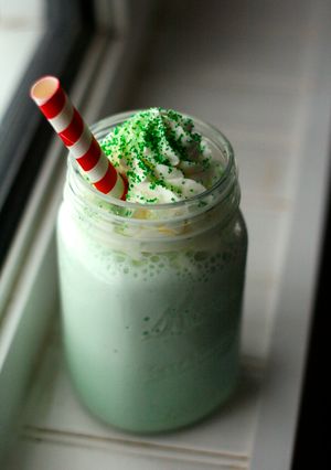 A picture of DIY Shamrock Shake.
