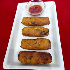 Leftover Rice Cutlets A picture of Leftover Rice Cutlets.