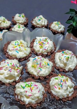 Kosárka kókuszkrémmel🥥 recept fotója