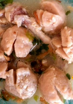 Foto resep Bakso Kuah Kaldu Ayam