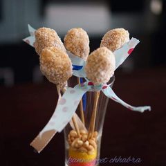 Roasted peanut pops A picture of Roasted peanut pops.