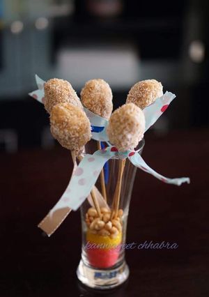 A picture of Roasted peanut pops.