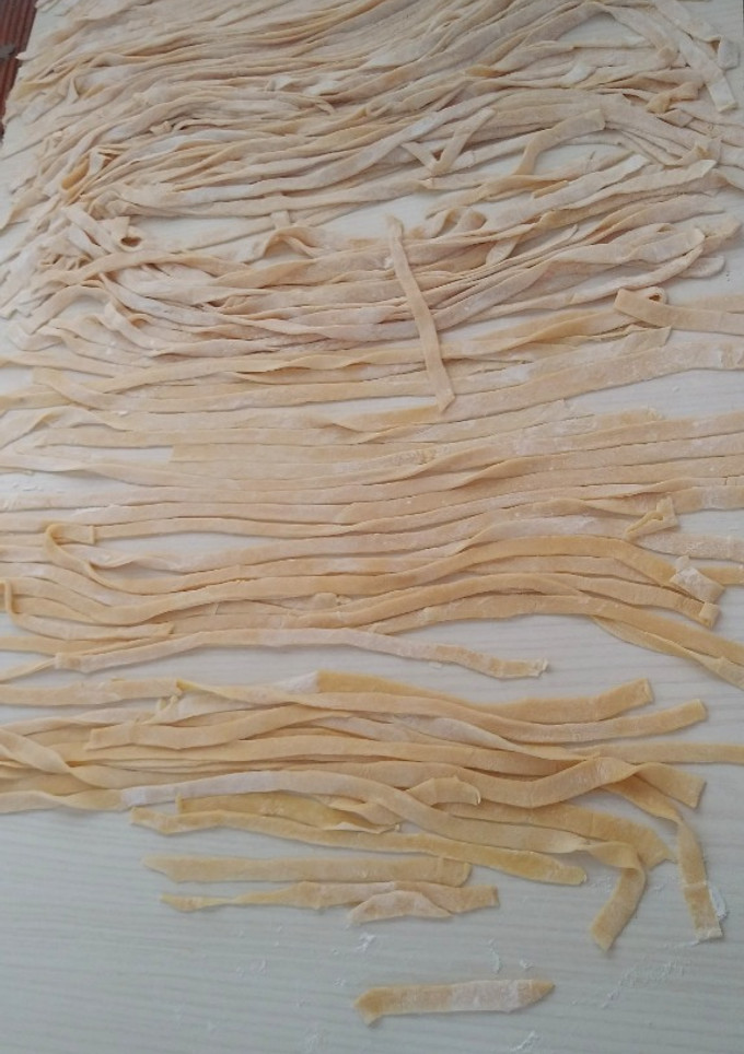 Una foto de Fideos caseros