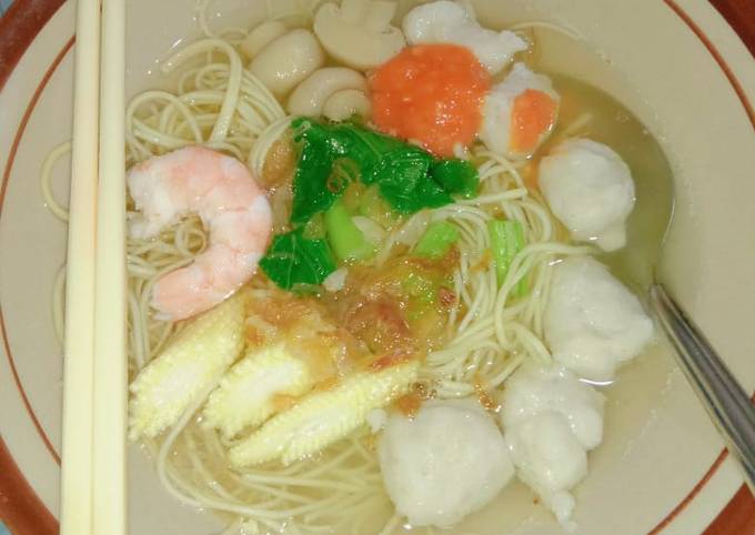 Langkah Mudah untuk Membuat "Mie sua godok"👍❤️😘 yang Bikin Ngiler