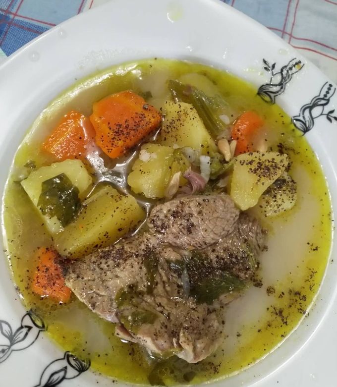 Φωτογραφία της συνταγής Βραστό μοσχάρι σούπα!!!